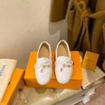 Louis Vuitton Gloria Flat Loafer White For Women - Image 2