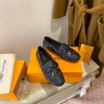 Louis Vuitton Gloria Flat Loafer Black For Women - Image 2