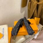 Louis Vuitton Gloria Flat Loafer Black For Women - Image 7