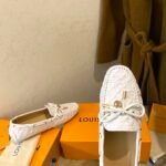 Louis Vuitton Gloria Flat Loafer White For Women - Image 9