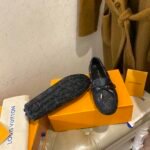 Louis Vuitton Gloria Flat Loafer Black For Women - Image 9