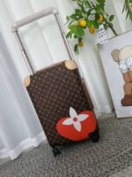 Louis Vuitton Heart Horizon 55 Suitcase 21.7in/ 55cm Brown Purple Hardware - Image 2