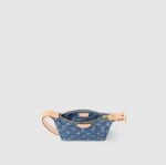 Louis Vuitton Hills Pochette Shoulder Bag 7.3in/ 18.5cm Blue Denim Gold Hardware For Women M82949 - Image 5