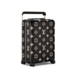 Louis Vuitton Horizon 55 Suitcase 21.7in/ 55cm Black Champagne Hardware M10256 - Image 2