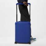 Louis Vuitton Horizon 55 Suitcase 21.7in/ 55cm Blue Black Hardware M10269 - Image 3