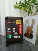 Louis Vuitton Horizon 55 Suitcase 21.7in/ 55cm A Dream Brown Silver Hardware - Image 2