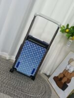 Louis Vuitton Horizon 55 Suitcase 21.7in/ 55cm Monogram Blue Black Hardware M23202 - Image 3