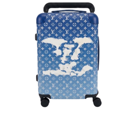 Louis Vuitton Horizon 55 Suitcase 21.7in/ 55cm Monogram Blue Black Hardware M23202