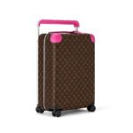 Louis Vuitton Horizon 55 Suitcase 21.7in/ 55cm Brown/ Pink Silver Hardware M46780 - Image 2