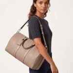 Louis Vuitton Keepall 45 BA Travel Bag 17.7in/ 45cm Tourterelle Gold Hardware M46114 - Image 2
