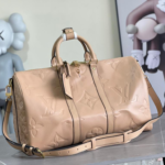 Louis Vuitton Keepall 45 BA Travel Bag 17.7in/ 45cm Tourterelle Gold Hardware M46114 - Image 3