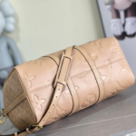 Louis Vuitton Keepall 45 BA Travel Bag 17.7in/ 45cm Tourterelle Gold Hardware M46114 - Image 5