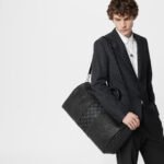 Louis Vuitton Keepall Bandouliere 50 Travel Bag 19.7in/ 50cm Black Silver Hardware M53763 - Image 2