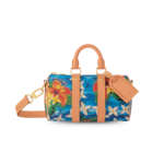 Louis Vuitton Keepall Bandouliere 25 Travel Bag 9.8in/ 25cm Multicolor Gold Hardware For Men M24999