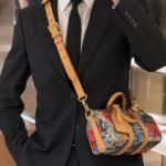 Louis Vuitton Keepall Bandouliere 25 Travel Bag 9.8in/ 25cm Multicolor Gold Hardware For Men M25440 - Image 2