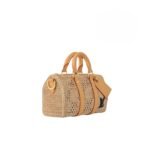 Louis Vuitton Keepall Bandouliere 25 Travel Bag 9.8in/ 25cm Natural Beige Gold Hardware M25010 - Image 5