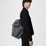 Louis Vuitton Keepall Bandouliere 45 Travel Bag 17.7in/ 45cm Black Damier Graphite Silver Hardware N41418 - Image 2