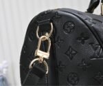 Louis Vuitton Keepall Bandouliere 45 Travel Bag 17.7in/ 45cm Black Gold Hardware M45532 - Image 7