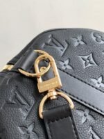 [True-to-ORIGINAL] Louis Vuitton Keepall Bandouliere 45 Travel Bag 17.7in/ 45cm Black Gold Hardware M45532 - Image 8