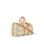 Louis Vuitton Keepall Bandouliere 45 Travel Bag 17.7in/ 45cm Vanilla Gold Hardware M25233 - Image 3