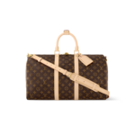 Louis Vuitton Keepall Bandouliere 45 Travel Bag 17.7in/ 45cm Brown Monogram Gold Hardware M41418