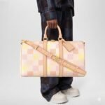 Louis Vuitton Keepall Bandouliere 45 Travel Bag 17.7in/ 45cm Multicolor Gold Hardware N40713 - Image 2