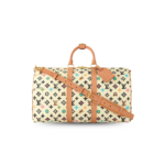 Louis Vuitton Keepall Bandouliere 45 Travel Bag 17.7in/ 45cm Vanilla Gold Hardware M25233