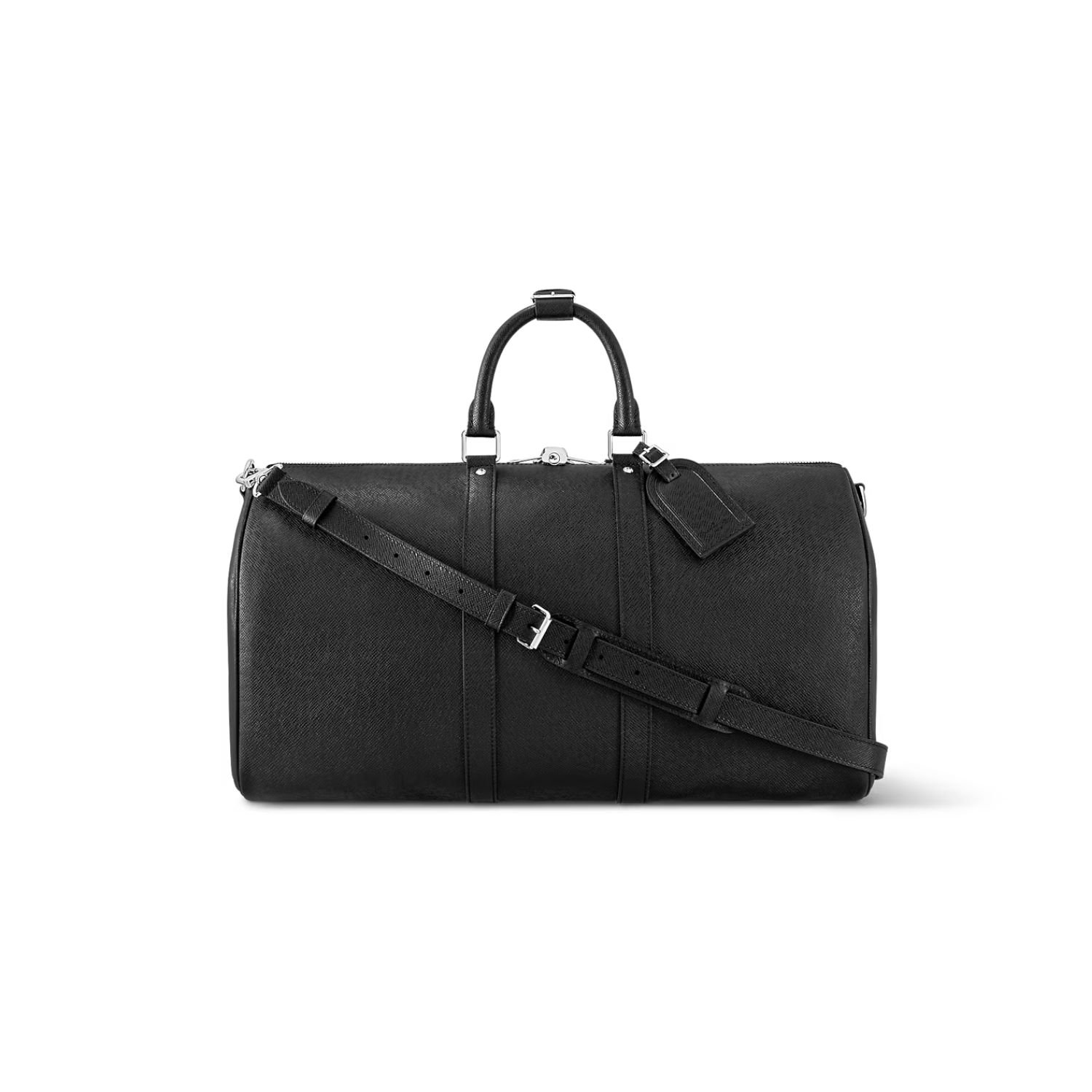 Louis-Vuitton-Keepall-Bandouliere-50-1-20.jpg Louis Vuitton Keepall Bandoulière 50 Bag Black For Men 19,7in/50cm M33400 - Image 1