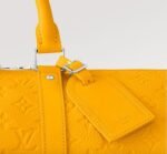 Louis Vuitton Keepall Bandouliere 50 Travel Bag 19.7in/ 50cm Yellow Silver Hardware M23748 - Image 5