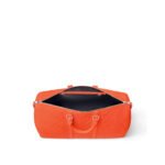 Louis Vuitton Keepall Bandouliere 50 Travel Bag 19.7in/ 50cm Orange Silver Hardware M23749 - Image 5
