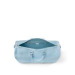Louis Vuitton Keepall Bandouliere 50 Travel Bag 19.7in/ 50cm Sky Blue Silver Hardware M24949 - Image 6