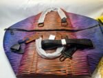 Louis Vuitton Keepall Bandouliere 50 Travel Bag 19.7in/ 50cm Gradient Electric Sun Black Hardware For Men M23174 - Image 3