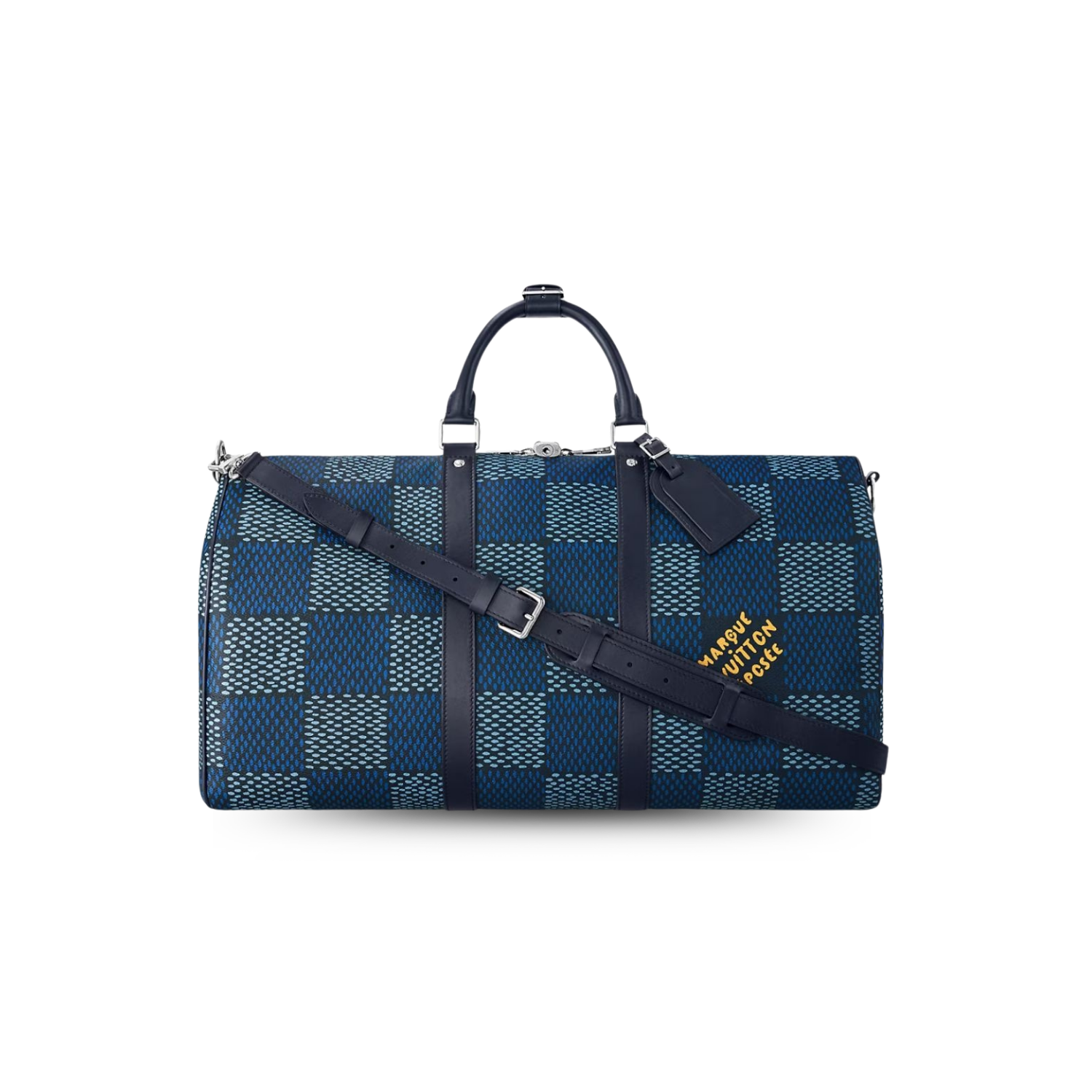 Louis-Vuitton-Keepall-Bandouliere-50-Travel-Bag-19.7in-50cm-Blue-Silver-Hardware-For-Men-N40861.png Louis Vuitton Keepall Bandouliere 50 Travel Bag 19.7in/ 50cm Blue Silver Hardware For Men N40861 - Image 1