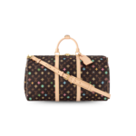 Louis Vuitton Keepall Bandouliere 50 Travel Bag 19.7in/ 50cm Brown Gold Hardware M24901