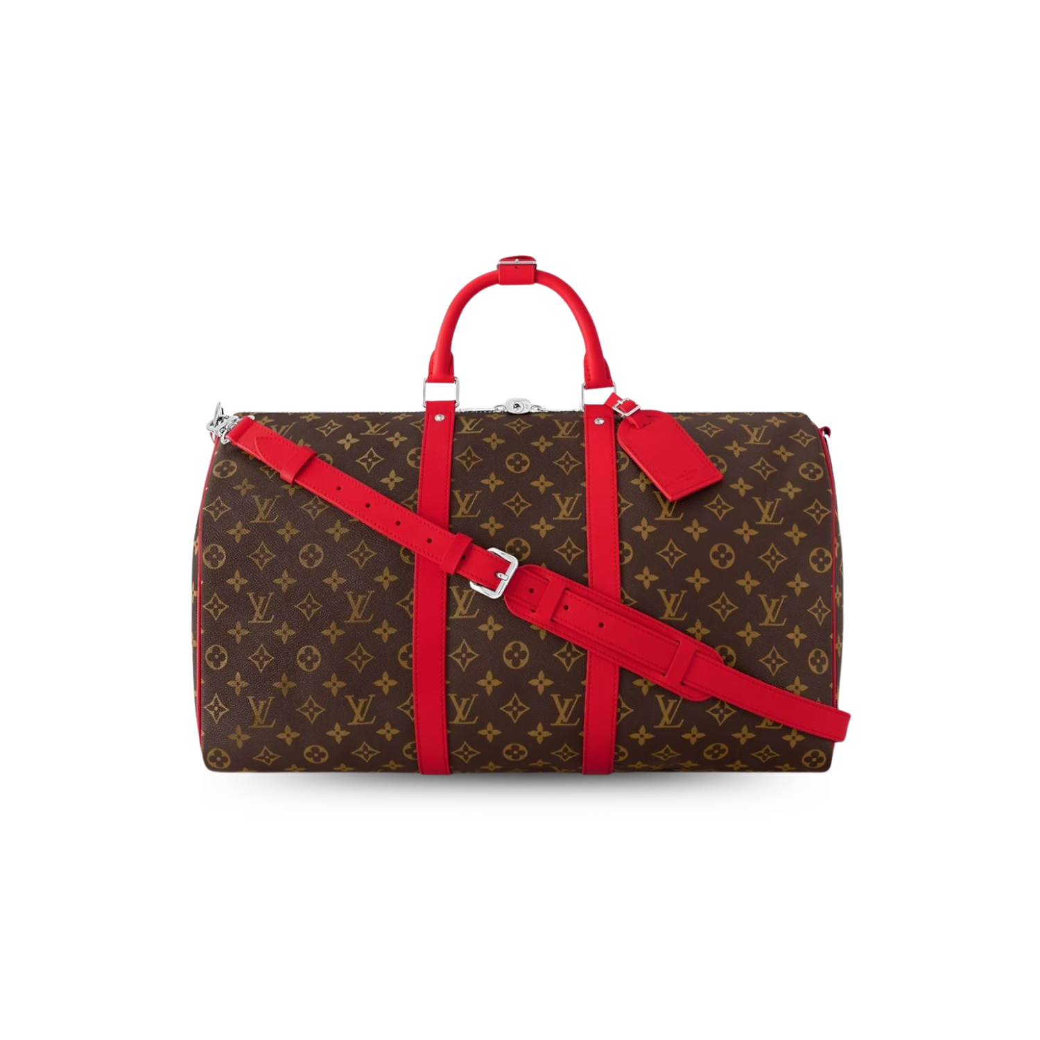 Louis-Vuitton-Keepall-Bandouliere-50-Travel-Bag-19.7in-50cm-Brown-Red-Silver-Hardware-M46769.png Louis Vuitton Keepall Bandouliere 50 Travel Bag 19.7in/ 50cm Brown/ Red Silver Hardware M46769 - Image 1