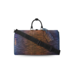 Louis Vuitton Keepall Bandouliere 50 Travel Bag 19.7in/ 50cm Gradient Electric Sun Black Hardware For Men M23174