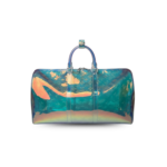 Louis Vuitton Keepall Bandouliere 50 Travel Bag 19.7in/ 50cm Iridescent Prism Monogram PVC Silver Hardware M53271