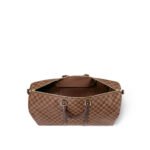 Louis Vuitton Keepall Bandouliere 55 Travel Bag 21.7in/ 55cm Brown Damier Ebene Gold Hardware N41414 - Image 4