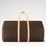 [True-to-ORIGINAL] Louis Vuitton Keepall Bandouliere 55 Travel Bag 21.7in/ 55cm Brown Monogram Gold Hardware M41414 - Image 5