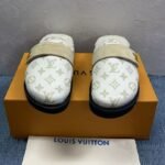 Louis Vuitton LV Cosy Flat Comfort Clog White For Women 1ADD6V - Image 4