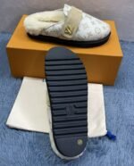 Louis Vuitton LV Cosy Flat Comfort Clog White For Women 1ADD6V - Image 5