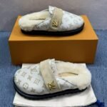 Louis Vuitton LV Cosy Flat Comfort Clog White For Women 1ADD6V - Image 6
