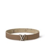 Louis Vuitton Dimension Monogram Surplus 40mm Reversible Belt Beige/ Brown For Men M4767U - Image 4