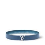 Louis Vuitton Initiales Monogram Pigment 40mm Reversible Belt Blue For Men M4723V - Image 3