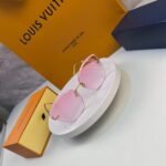 Louis Vuitton LV Jewel Round Cat Eye Sunglasses Pink Gold For Women Z2682U - Image 2