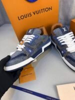 Louis Vuitton LV Trainer Sneaker Denim For Men 1AD6DK - Image 7