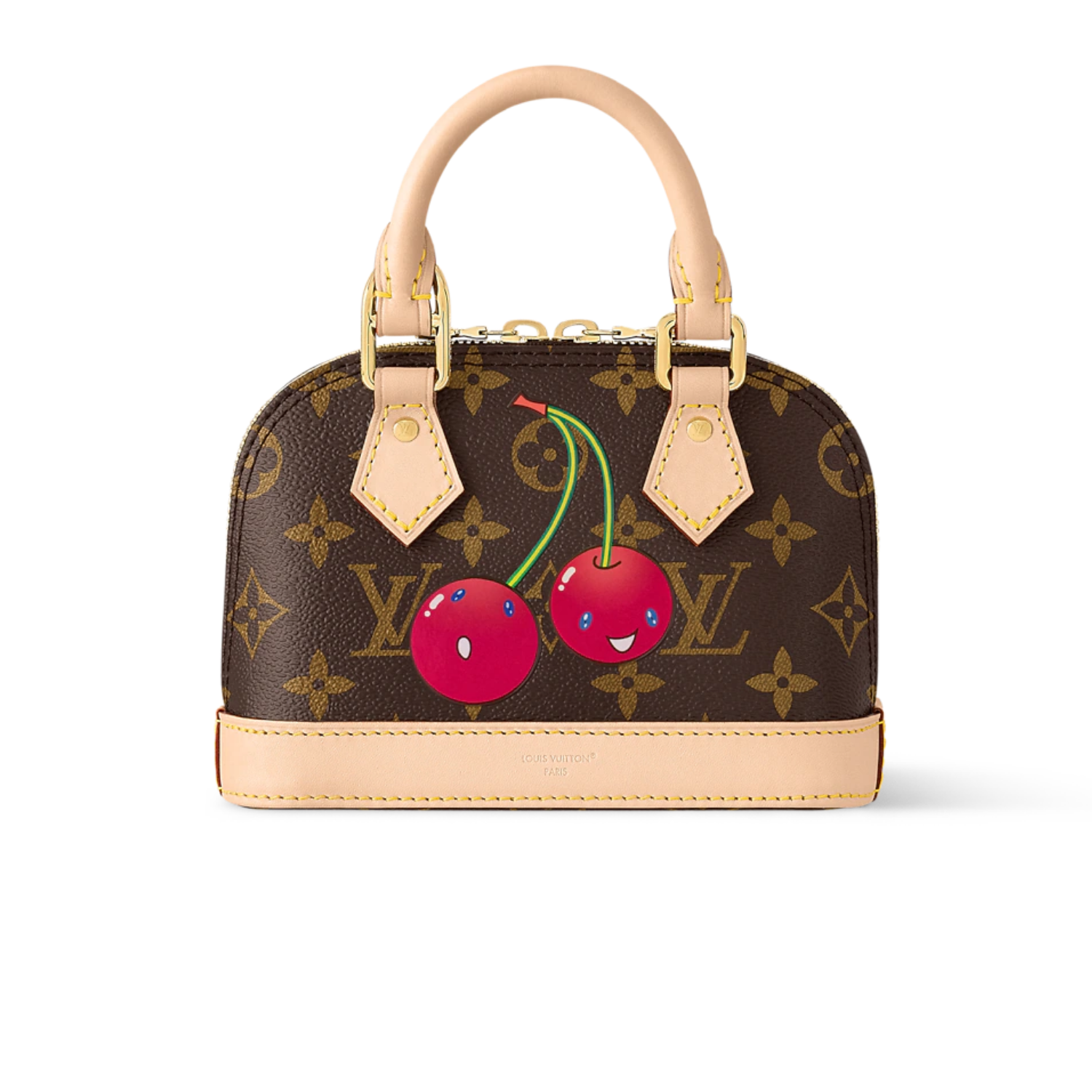 Louis-Vuitton-LV-x-TM-Nano-Alma-Handbag-7.1in18cm-Monogram-Gold-Toned-Hardware-For-Women-M13416-2.png Louis Vuitton LV x TM Nano Alma Top Handle Bag 7.1in/ 18cm Monogram Gold Hardware For Women M13416 - Image 1