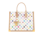 Louis Vuitton LV x TM OnTheGo MM Tote Bag 13.8in/ 35cm Multicolored For Women M13079