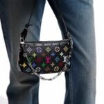 Louis Vuitton LV x TM Pochette Accessoires Shoulder Bag 8.7in/ 22cm Multicolor Monogram Canvas Gold Hardware For Women M13663 - Image 5