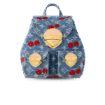 Louis Vuitton LV x TM Venice NM Backpack 10.2in/ 26cm Monogram Cherry Denim Gold Hardware For Women M13679